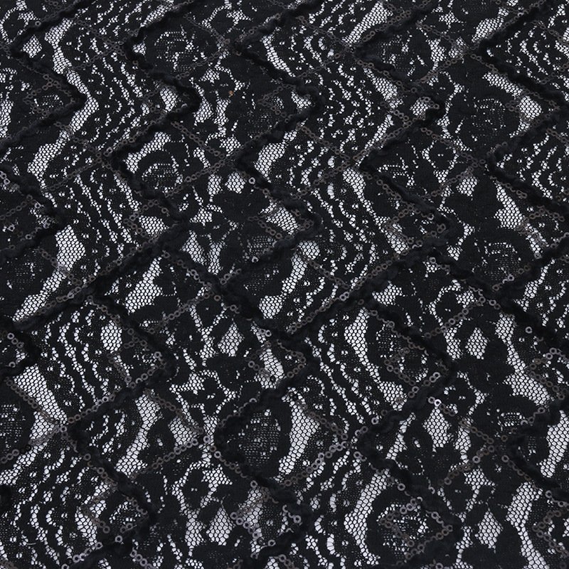 Lace Fabric 3D Dress Polyester for Women's Wear Wholesale Supplier 9